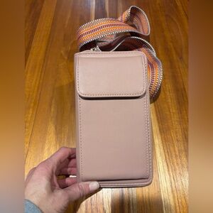 Stylish Light Pink Crossbody Bag NWT